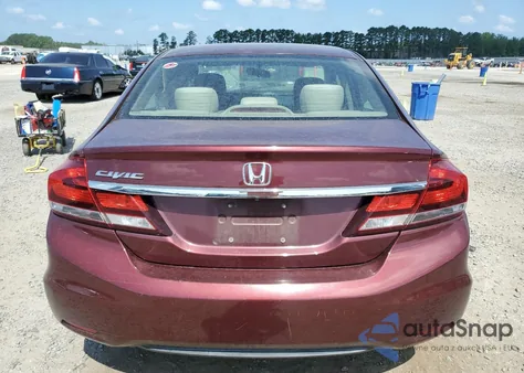 2013 Honda Civic Lx from USA, damaged, VIN 2HGFB2F52DH602467